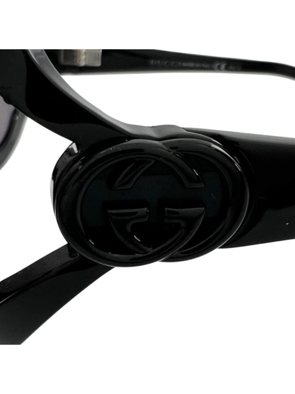 ★SOLD★ Gucci GG Logo Acetate Black Sunglasses Eyewear - Picture 8 of 10